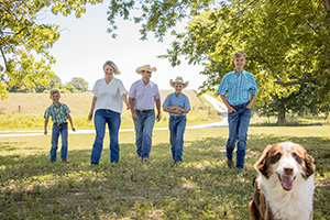 Family Picture in Pasture